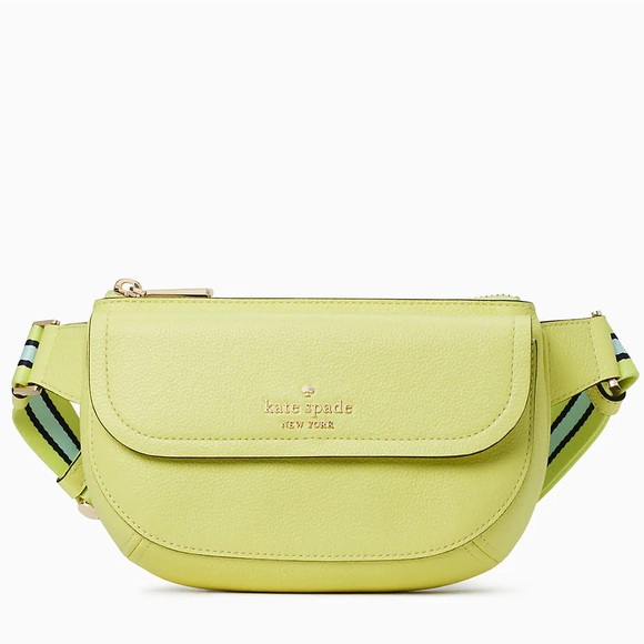 ♠️kate spade Rosie Belt Bag Fanny Pack Pebbled Leather, Melon Rind NWT - Picture 3 of 16